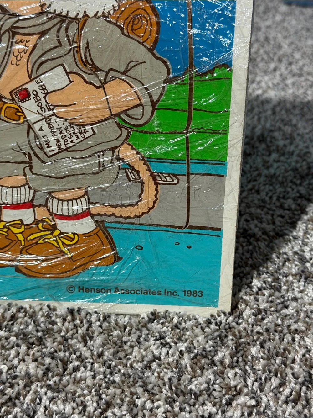 Vintage Fraggle Rock wooden puzzle.
